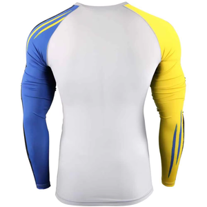 Custom Top Quality Designs Rash Guard Whole Sales Cheap High Quality BJJ and MMA Rash Guard Jiu Jitsu Rash Guard - Product Image 3