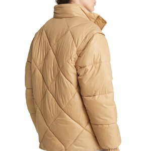 Chaqueta de Invierno Acolchada para Mujer, Venta Caliente, Alta Calidad, Nuevo Estilo OEM, Talla Grande, Impermeable, Cierre de Cremallera, Bordado, Ligera - Product Image 2