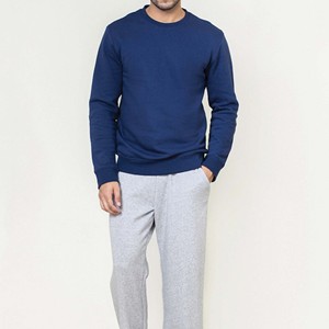 Crewneck Sweatshirt Long Sleeve Casual Warm Fleece Print Hoodies Men Pullover 100% Cotton Sweatshirts With Private Label For <b>Boy</b> - Product Image 3