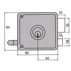 Ucem 4125-hb/ 8/ Serratura Sinistra - Product Image 2