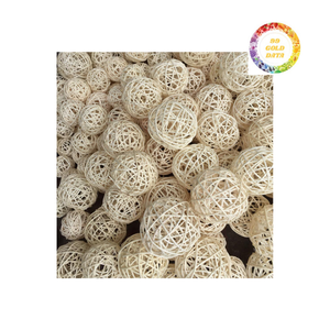 Esferas de ratán artesanales a granel para rellenos de jarrones Suministros para manualidades - Product Image 1