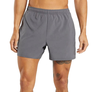 Compre Ahora Pantalones Cortos Deportivos para Hombre, Ligeros, de Secado Rápido, con Bolsillo con Cremallera, Logotipo Personalizado OEM, Venta al Por Mayor - Product Image 1