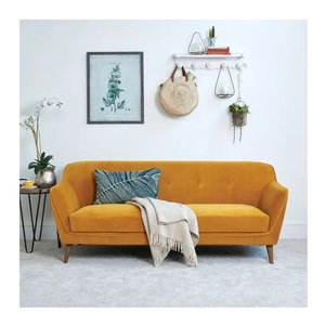 Sofá para sala de estar Precio competitivo OEM/ODM Diseño moderno Color personalizado y embalaje Marco de madera contrachapada de pino Freddie Sofás de 2 plazas - Product Image 4