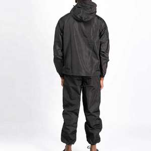 High Quality Winter Mens Streetwear Windbreaker Tracksuit Full Zip up Windproof & Breathable Maternity Set Custom Logo <b>Print</b> OEM - Product Image 5