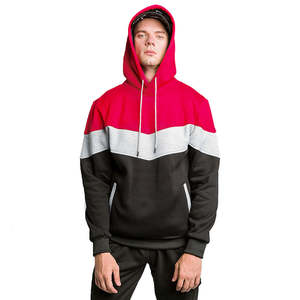 Vente en gros de sweat-shirts pour hommes en coton biologique 100% confortables et surdimensionnés avec motif à carreaux et logo tricoté pour l'hiver - Product Image 6