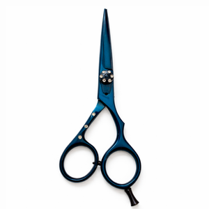 Ciseaux de coiffure professionnels bleus de 6,5 pouces en acier inoxydable, ciseaux de salon de coiffure, lame tranchante, ergonomiques - Product Image 2