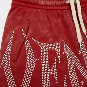 Logo personnalisé brodé haute Streetwear Vintage Shorts coupe ample français éponge délavé à l'acide 100% coton solide séchage rapide respirant - Product Image 4