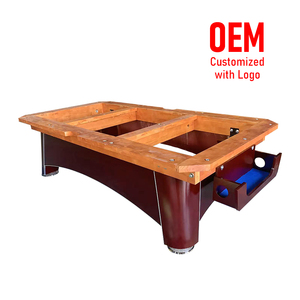 Mesa de <span class=keywords><strong>Billar</strong></span> Americana de <span class=keywords><strong>9</strong></span> Bolas de Grado Comercial, Cojines de Goma Premier K55, Sistema de Retorno de Bolas, Juego Completo de Bolas para Bar o Sala de <span class=keywords><strong>Juegos</strong></span> - Product Image 3