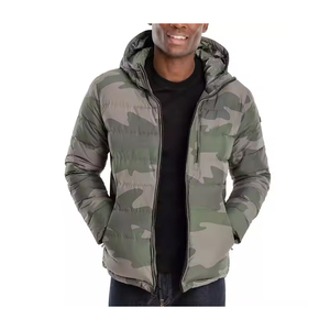 Veste à capuche légère et résistante à l'eau XL pour homme, tenue décontractée d'hiver en plein air, isolation chaude - Product Image 1