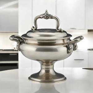 Serveur de nourriture en acier inoxydable de dernière conception avec un fabuleux réchauffeur de nourriture de haute qualité Hotpot tendance pour les expériences culinaires de luxe - Product Image 2