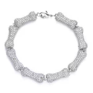 Collier chaîne cubaine moderne en moissanite, collier serti de diamants de qualité supérieure pour les collections de bijoux tendance - Product Image 6