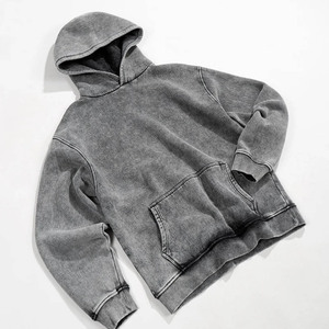 เสื้อมีฮู้ดปักลายไซส์ใหญ่พิเศษของผู้ชายเสื้อฮู้ดลาย330GSM-500GSM ออกแบบได้ตามต้องการปักขนาดพลัสไซส์ - Product Image 3