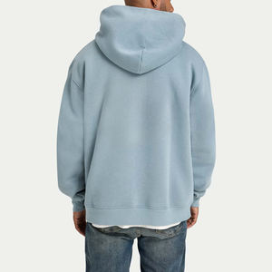 Sudadera con capucha para hombre de MOQ bajo, de felpa francesa gruesa, holgada y extragrande, de alto gramaje, con diseño personalizado. - Product Image 2