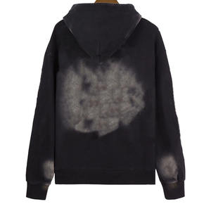 Sudadera con Capucha Gruesa de Alta Calidad, 100% Algodón, Unisex, 500 Gsm, con Cierre, para Hombre, Primavera, Logotipo Personalizado Bordado, Sudadera de Forro Polar - Product Image 3