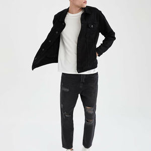 Veste en jean tendance unisexe, texture lisse, coutures renforcées, idéale pour les magasins et les achats en gros de grande quantité - Product Image 6