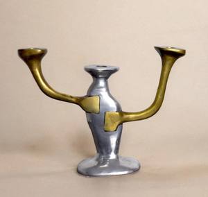 Portavelas de Metal hecho a mano, candelabros decorativos elegantes para el hogar, Hotel, boda y uso de exhibición de mesa - Product Image 1