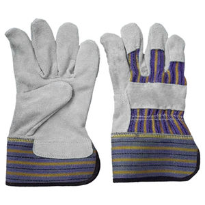 Guantes de seguridad de cuero de vaca Premium Guantes de cuero de trabajo industrial de grado conductor para protección de manos de trabajo - Product Image 3