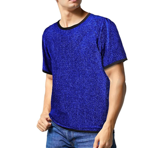 Derniers nouveaux styles de mode T-shirt pour hommes 100% Top en coton Fabricant imprimé à paillettes - Product Image 3