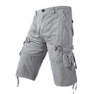 <b>Mens</b> Casual Twill <b>Cargo</b> <b>Shorts</b> Man Cotton Drawstring Classic <b>Cargo</b> Stretch <b>Short</b> with 6 Pockets <b>Cargo</b> <b>Shorts</b> - Product Image 5