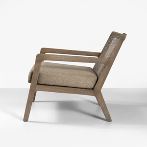 Offre Spéciale moderne minimaliste loisirs chaise salon meubles Ambalaka teck bois écologique hôtel utiliser forts accents de rotin - Product Image 5