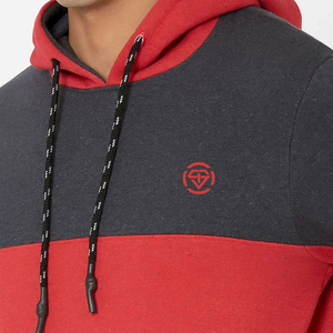 OEM logotipo personalizado 300 GSM Heavyweight pulóver con capucha para los hombres de gran tamaño de lana en blanco con bordado de impresión patrón de diseño de Sudadera con capucha - Product Image 6