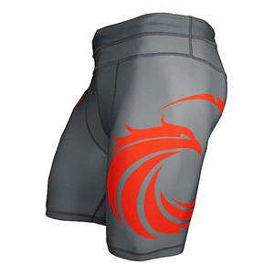 กางเกงขาสั้น Vale tudo สำหรับฝึกซ้อมออกกำลังกายกางเกงบาสเก็ตบอลชุดกีฬาหลวมกางเกงขาสั้น tudo สีเทา - Product Image 4