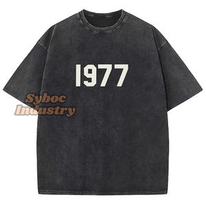 Jesus Christ <b>T</b> <b>Shirt</b> <b>Men's</b> Stylish Stone Wash With Heavyweight 300 GSM Cotton High Quality Custom Screen Print Street Wear <b>Shirt</b> - Product Image 5