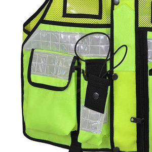 Chaleco de seguridad reflectante para trabajo, ropa de trabajo impermeable, chaleco de seguridad ligero para hombres al por mayor - Product Image 6