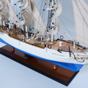 Artesanal Modelo Christian Radich Inspirado EN EL Barco Artesanía en Madera de Cedro Patrones Vintage Cajas de Madera Letreros de Pared para Uso Doméstico Pintado - Product Image 5