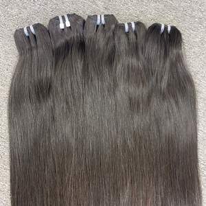 100% extensions de cheveux vietnamiennes crues naturelles une machine donneuse Double trame bon prix disponible en toutes quantités - Product Image 3
