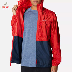 Veste coupe-vent en toile à capuche de haute qualité, logo personnalisé sur le devant, vêtements de mode d'hiver écologiques - Product Image 5