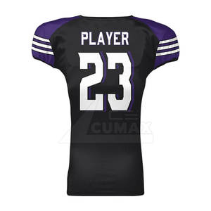 Nueva llegada de alta calidad de fútbol americano Jersey transpirable al por mayor de fútbol americano - Product Image 3