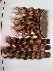 Paquets de cheveux Remy vierges brésiliens et indiens crus cuticule alignée cheveux personnalisables de haute qualité cheveux humains - Product Image 6