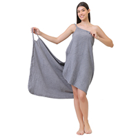 Albornoz de baño para mujer de calidad premium suave, para el hogar, de calidad profesional, de color sólido, buen diseño.