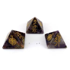 Hermosa Pirámide de Reiki de cuarzo cristalino, energía pulida, curación, meditación, crecimiento espiritual, artesanía, venta al por mayor, artesanía de Chakra - Product Image 2