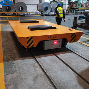 Nhà Máy bán hàng trực tiếp New thép Transporter Trailer xử lý cuộn dây nền tảng Xe đẩy đường sắt mover giỏ hàng cho nhà máy sản xuất - Product Image 1