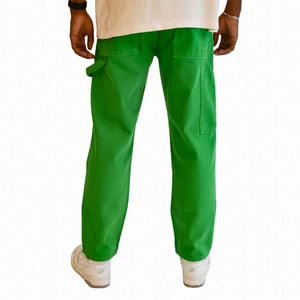 กางเกงยีนส์ซักได้สำหรับผู้ชายกางเกงยีนส์วินเทจทรงหลวมเข้ารูปสกปรกดีไซน์ตามสั่ง - Product Image 3