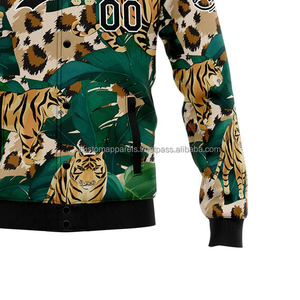 Custom Wool Body Leather Sleeve Varsity <b>Jacket</b> Heavyweight Streetwear Unisex Letterman Coat with Chenille <b>Patches</b> - Product Image 6