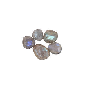 5 pièces naturel Labradorite taille libre Rose coupe 18.95 Cts pierres précieuses en gros Lot pour la fabrication de bijoux - Product Image 3