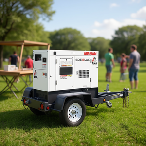Module d'alimentation pour générateur diesel, compatible avec le modèle AIRMAN SDG13LAX-2027, unité portable remorquable pour chantier temporaire ou événementiel - Product Image 3