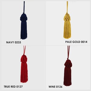 MINI artesanía borla 2cm algodón borla oro Metal anillo oro alambre atado borla para DIY bolsas pulsera pendiente ropa calidad Ronpex - Product Image 3