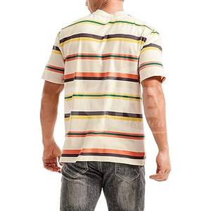 T-shirt imprimé en pur coton pour hommes, style à la mode, entraînement décontracté, manches courtes, t-shirt personnalisé pour l'été - Product Image 2