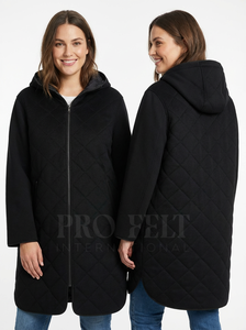 Abrigo Acolchado de Alta Calidad con Capucha, Cierre Frontal, Ligero, Aislante, Cómodo, Suave, con Diseño Personalizado - Product Image 2