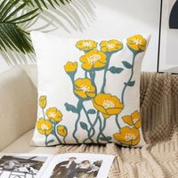 Vente en gros d'usine, coussins décoratifs personnalisés en coton biologique 100% avec motifs de dessins animés/à pois pour canapé et hôtel