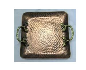 Brass Antique <b>Rectangular</b> Serving Tray Luxury Custom Printed Stainless Steel Metal Serving Tray/ <b>Mirror</b> Polishing Trays - Product Image 1