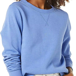Sweat-shirt streetwear pour femme de haute qualité, été/hiver, logo personnalisé sur le devant, polaire doux, 100% polyester, respirant, anti-plis - Product Image 2