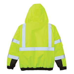 High Visibility Men's <b>Reflective</b> <b>Safety</b> Jacket Custom Design Waterproof Hi Vis <b>Clothing</b> Working Jackets For Winter Season - Product Image 6