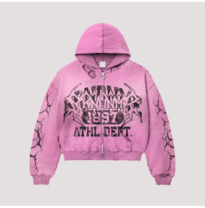 Sweats à capuche personnalisés en coton épais 500gsm avec logo imprimé bouffante et coupe oversize à épaules tombantes pour hommes - Product Image 1