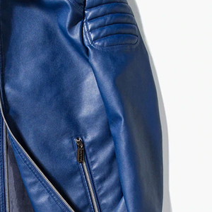 แจ็กเก็ตหนัง PU ของผู้ชายเสื้อแจ็คเก็ตหนังแฟชั่นใหม่สำหรับผู้ชาย - Product Image 5