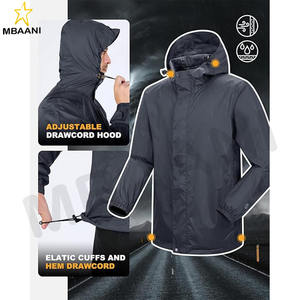 Traje Impermeable Plegable para Hombre, Ligero, Transpirable, para Golf, Chaqueta y Pantalones Impermeables - Product Image 3